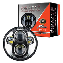 Load image into Gallery viewer, Oracle 5.75" 40W Replacement LED Headlight - Black or Chrome Bezel - Black Alternate Image