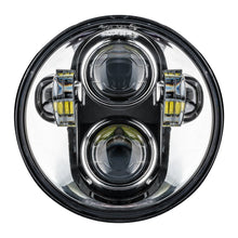 Load image into Gallery viewer, Oracle 5.75" 40W Replacement LED Headlight - Black or Chrome Bezel - Chrome Alternate Image