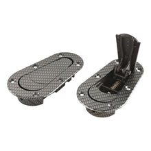 Load image into Gallery viewer, AeroCatch 120-3000 Latches (Above Panel) Carbon Fiber Look Non-Locking Hood Pins - Default Title Alternate Image