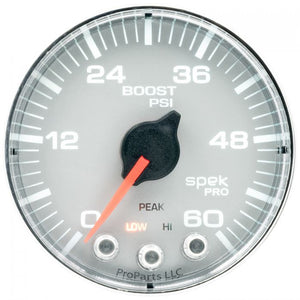 282.84 Autometer Spek-Pro Series Digital Stepper Motor Boost Gauge (2-1/16") P304218 - Redline360