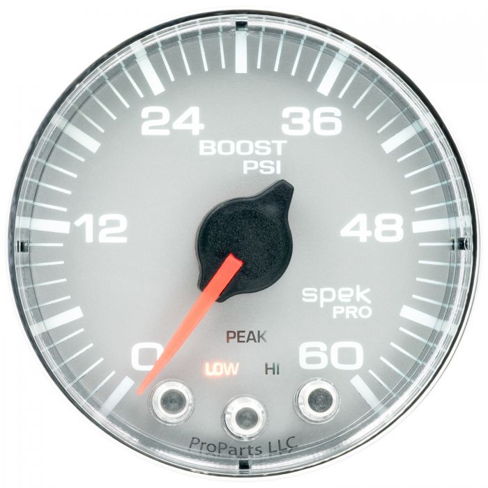 282.84 Autometer Spek-Pro Series Digital Stepper Motor Boost Gauge (2-1/16