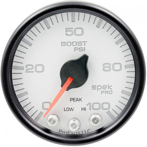 282.84 Autometer Spek-Pro Series Digital Stepper Motor Boost Gauge (2-1/16") P30512 - Redline360