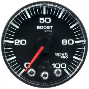 282.84 Autometer Spek-Pro Series Digital Stepper Motor Boost Gauge (2-1/16") P305328 - Redline360