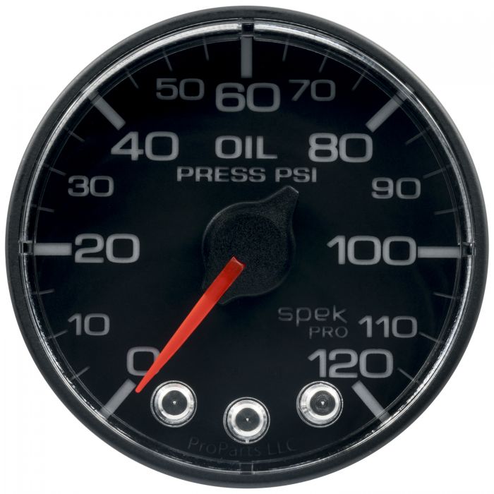 282.84 AutoMeter Spek-Pro Digital Stepper Motor Oil Pressure Gauge (2-1/16