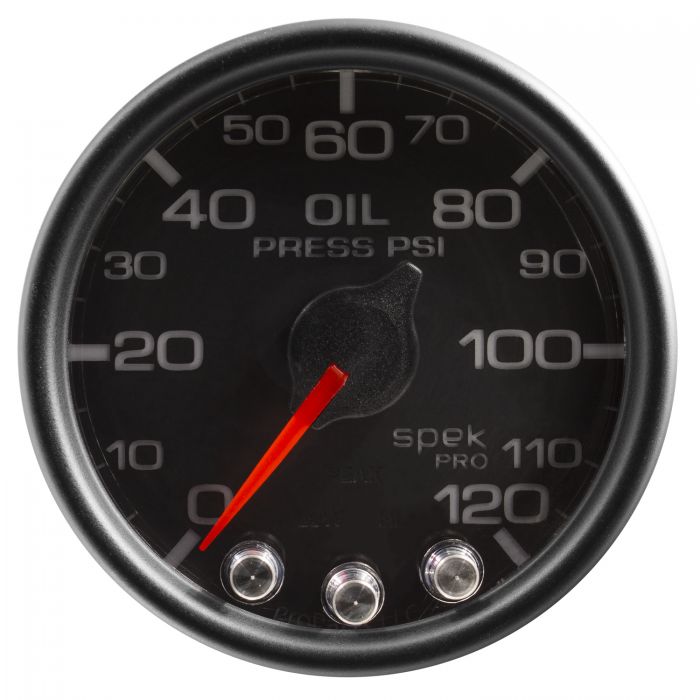 282.84 AutoMeter Spek-Pro Digital Stepper Motor Oil Pressure Gauge (2-1/16