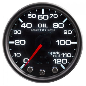 282.84 AutoMeter Spek-Pro Digital Stepper Motor Oil Pressure Gauge (2-1/16") P32552 - Redline360