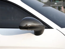 Load image into Gallery viewer, Autotecknic Replacement Mirror Covers Porsche 981 Cayman (14-16) Carbon Fiber - Default Title Alternate Image