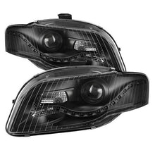Load image into Gallery viewer, Xtune Projector Headlights Audi A4 (06-08) [DRL LED - Halogen Model] Black or Chrome w/ Amber Turn Signal Alternate Image