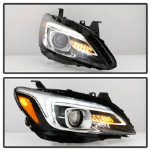 Load image into Gallery viewer, Xtune Headlights Buick LaCrosse (17-19) [w/ Xenon HID AFS w/ LED Lights] Black w/ Amber Turn Signal Light - Driver Alternate Image