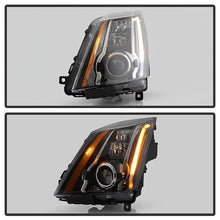 Load image into Gallery viewer, Xtune Projector Headlights Cadillac CTS (08-14) [w/ LED Switch Back] Black w/ Amber Turn Signal Light - Default Title Alternate Image