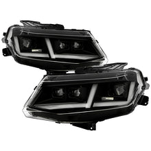 Load image into Gallery viewer, Xtune Full LED Headlights Chevy Camaro (16-18) [Halogen w/ Sequential Turn Signal] Chrome or Black Alternate Image