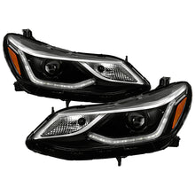 Load image into Gallery viewer, Xtune Projector Headlights Chevy Cruze Sedan (16-18) [w/ LED DRL Lights] Black w/ Amber Turn Signal Light Alternate Image