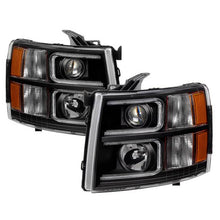 Load image into Gallery viewer, Xtune Projector Headlights Chevy Silverado (07-13) [w/ Light Tube Style] Black - Default Title Alternate Image
