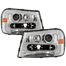 Load image into Gallery viewer, Xtune Projector Headlights Chevy Trailblazer (02-09) [Light Bar DRL - Halogen Model] Black or Chrome w/ Amber Turn Signal Alternate Image