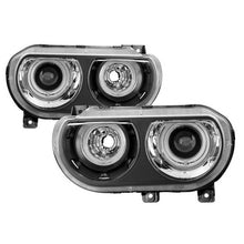 Load image into Gallery viewer, Xtune Projector Headlights Dodge Challenger (2008-2014) Black Housing with CCFL Halo - Default Title Alternate Image