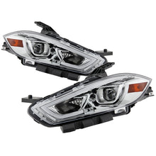 Load image into Gallery viewer, Xtune Projector Headlights Dodge Dart (13-16) [DRL Light Bar] Black or Chrome w/ Amber Turn Signal Light - Halogen / Chrome Alternate Image