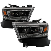 Load image into Gallery viewer, Xtune Full LED Projector Headlights Dodge Ram 1500 (19-20) Black Housing with LED DRL and Sequential Turn Signal Alternate Image