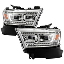 Load image into Gallery viewer, Xtune Full LED Projector Headlights Dodge Ram 1500 (19-20) Black Housing with LED DRL and Sequential Turn Signal Alternate Image