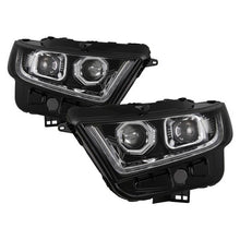 Load image into Gallery viewer, Xtune Projector Headlights Ford Edge (15-18) [w/ Sequential LED DRL Turn Signal Bar] Chrome Alternate Image