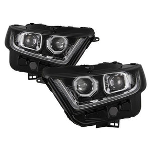 Xtune Projector Headlights Ford Edge (15-18) [w/ Sequential LED DRL Turn Signal Bar] Chrome