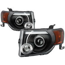 Load image into Gallery viewer, Xtune Projector Headlights Ford Escape (08-12) [LED Light Bar - Halogen Model] Black w/ Amber Turn Signal Light - Default Title Alternate Image
