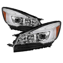 Load image into Gallery viewer, Xtune Projector Headlights Ford Escape (13-16) [LED Light Bar - Halogen Model] Black w/ Amber Turn Signal Light Alternate Image