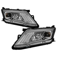 Load image into Gallery viewer, Xtune Projector Headlights Ford Fusion (10-12) Black Housing with Light Tube DRL - Clear Lens Alternate Image
