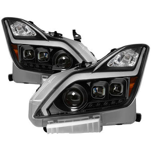 Xtune Projector Headlights Infiniti G37 Coupe (08-15) [Sequential Turn Signal] Black / Smoke Tinted