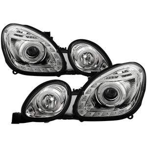 Xtune Projector Headlights Lexus GS300/GS400/GS430 (98-05) [w/ Halo DRL Lights] Black or Chrome