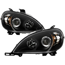 Load image into Gallery viewer, Xtune Projector Headlights Mercedes W163 ML-Class (98-01) Black or Chrome w/ Amber Turn Signal Light - Black Alternate Image