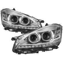 Load image into Gallery viewer, Xtune LED Projector Headlights Mercedes W221 S Class (07-09) [w/ Switchback LED DRL Bar] Black or Chrome Alternate Image