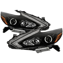 Load image into Gallery viewer, Xtune Headlights Nissan Altima Sedan (16-18) [OE Style w/ Switch Black LED Signal DRL - Halogen Only] Black  or Chrome Finish Alternate Image