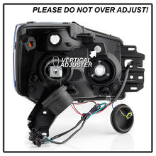 Load image into Gallery viewer, Xtune Projector Headlights Nissan Titan (04-15) [Light Bar DRL] Black or Chrome Finish - Black Alternate Image