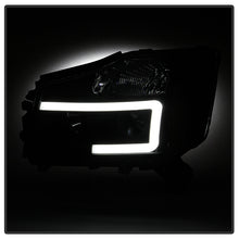 Load image into Gallery viewer, Xtune Projector Headlights Nissan Titan (04-15) [Light Bar DRL] Black or Chrome Finish - Black Alternate Image
