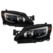 Load image into Gallery viewer, Xtune Projector Headlights Subaru WRX (08-14) [DRL LED Light Bar w/ Switchback Turn Signal - Halogen Model] Black or Chrome w/ Amber Turn Signal Alternate Image