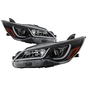 Xtune Projector Headlights Toyota Camry (15-17) [DRL LED Light Bar - H