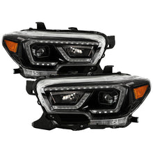 Load image into Gallery viewer, Xtune Full LED Projector Headlights Toyota Tacoma TRD (16-19) Black Housing with DRL LED Light Bar - Default Title Alternate Image