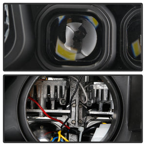 Xtune Full LED Headlights Toyota Tundra (14-18) [OEM Style] Black or Chrome w/ Amber Turn Signal Lights