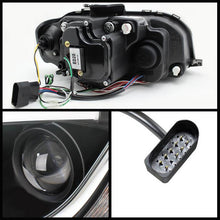 Load image into Gallery viewer, Spyder Projector Headlights Audi A3 8P (2006-2008) Halogen Model Only - Light Tube LED DRL - Black - Default Title Alternate Image