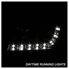 Load image into Gallery viewer, 388.86 Spyder Projector Headlights Audi A6 (2002-2004) Halogen Model Only - LED DRL - Black - Redline360 Alternate Image