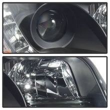 Load image into Gallery viewer, 388.86 Spyder Projector Headlights Audi A6 (2002-2004) Halogen Model Only - LED DRL - Black - Redline360 Alternate Image