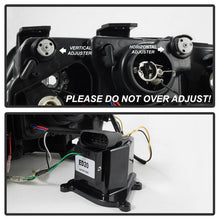 Load image into Gallery viewer, 388.86 Spyder Projector Headlights Audi A6 (2002-2004) Halogen Model Only - LED DRL - Black - Redline360 Alternate Image