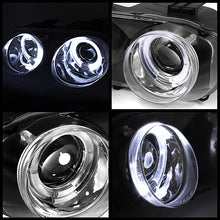 Load image into Gallery viewer, 213.12 Spyder Projector Headlights Acura Integra (1994-1997) LED Halo - Black or Chrome - Redline360 Alternate Image