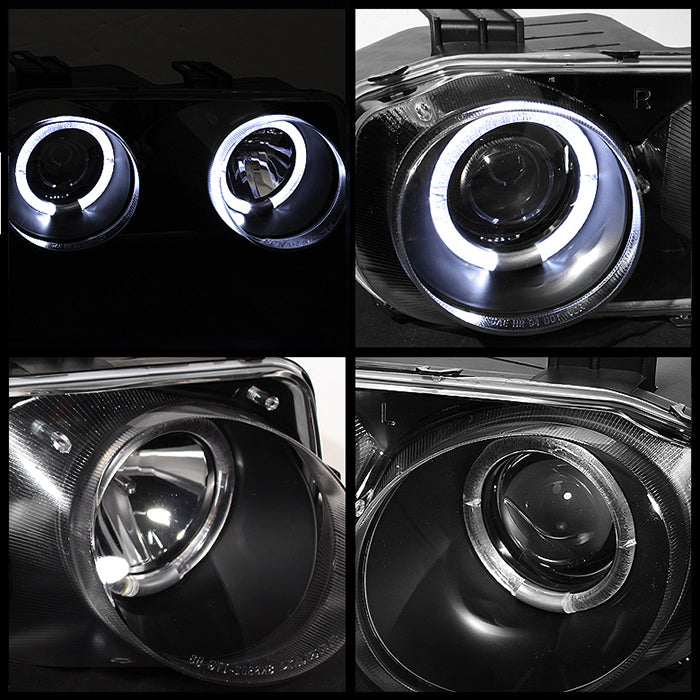 Spyder Projector Headlights for Acura Integra (1998-2001) LED Halo - B