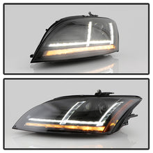 Load image into Gallery viewer, Spyder Projector Headlights Audi TT (12-15) Black w/ Sequential LED Turn Signal - Default Title Alternate Image
