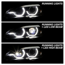 Load image into Gallery viewer, Spyder LED Headlights BMW X5 E70 (07-10) [Xenon/HID Model] w/ U-Shape DRL - Black - Default Title Alternate Image