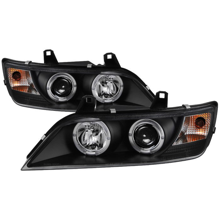 343.04 Spyder Projector Headlights BMW Z3 (1996-2002) w/ LED Halo - Black / Chrome / Smoke - Redline360