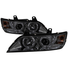 Load image into Gallery viewer, 343.04 Spyder Projector Headlights BMW Z3 (1996-2002) w/ LED Halo - Black / Chrome / Smoke - Redline360 Alternate Image