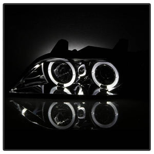 343.04 Spyder Projector Headlights BMW Z3 (1996-2002) w/ LED Halo - Black / Chrome / Smoke - Redline360