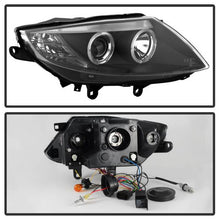 Load image into Gallery viewer, Spyder Projector Headlights BMW Z4 (2003-2008) with LED Halo and Black or Chrome Housing - Xenon/HID Model - Black Alternate Image